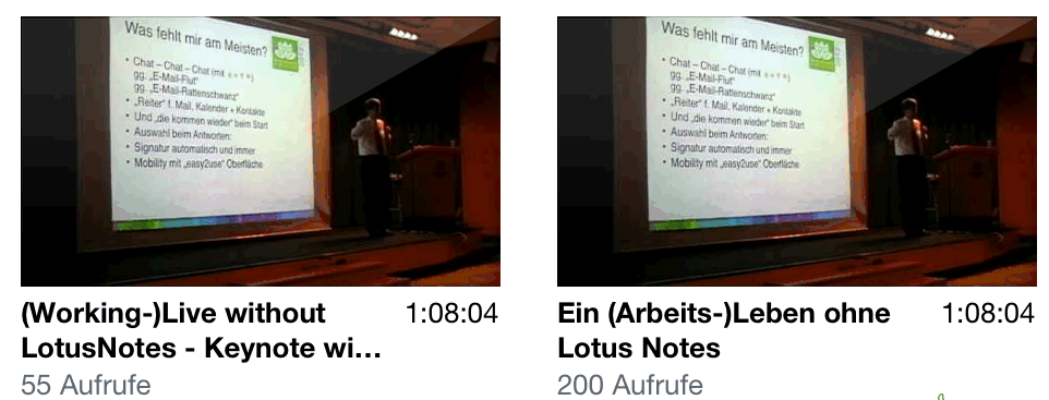 Image:Über 250 Zuschauer beim Video von der Keynote