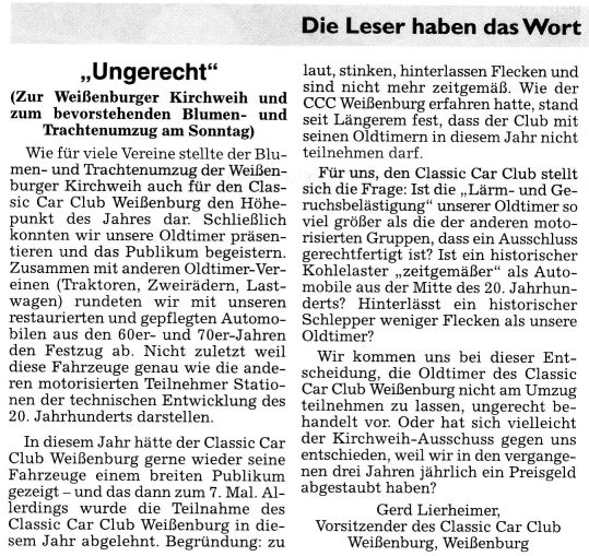 Image:Old-/Youngtimer unerwünscht - aber Uniformen aus dem 3. Reich?