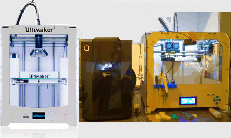 Image:Große Überraschung beim 3-D-Druck Kurs der VHS - diesmal mit 3 Druckern (Testsieger)