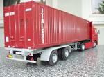 VOLVO FH16 - Hinten 02 mit Trailer und Fracht